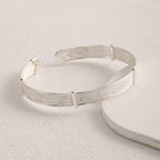 Ladies Open Bangle with Elegant Structure Design Fashion Glam