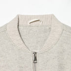 Women's Boxy Bomber Jacket made of Sweat Material with Zipper and Arm Pocket Fashion Glam