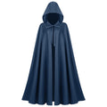 Unisex non longer hooded cape made of water-repellent polyester with full circular cut and tie belt Fashion Glam