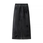 Ladies Transparent Organza Underskirt with Elastic Waistband and 3D Flower Applique Fashion Glam