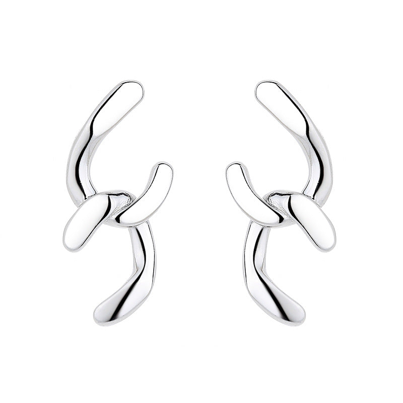 Women's earrings with sparkling circle pendant Fashion Glam