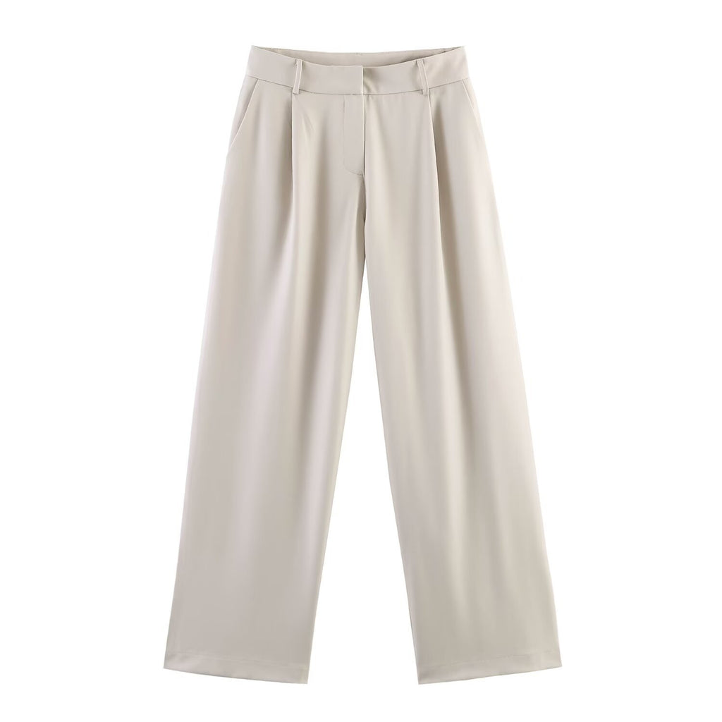 Women’s culotte trousers with a high waist and wide leg Fashion Glam