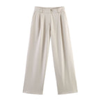 Women’s culotte trousers with a high waist and wide leg Fashion Glam