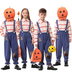 Children's Costume as Pumpkin Farmer Fashion Glam