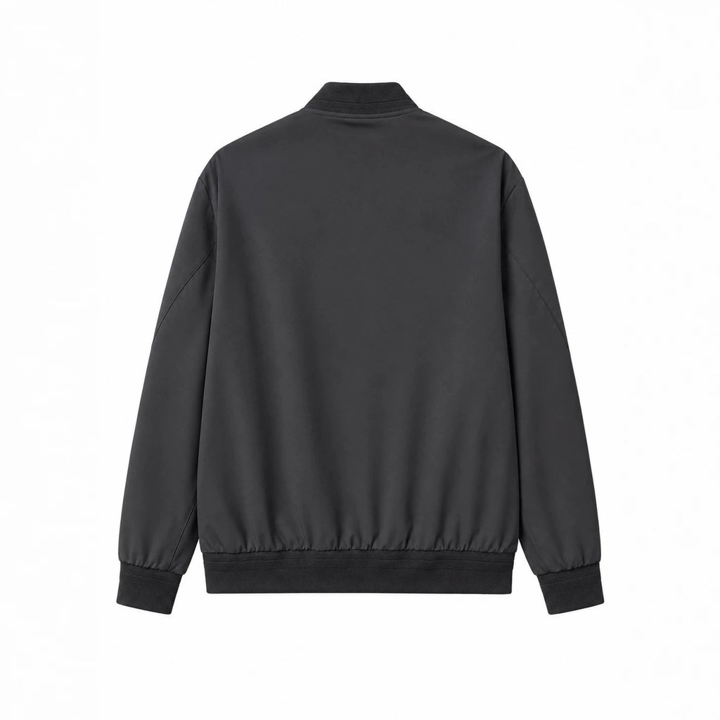 Men's Urban lightweight bomber with full-length zipper and ribbed cuffs Fashion Glam