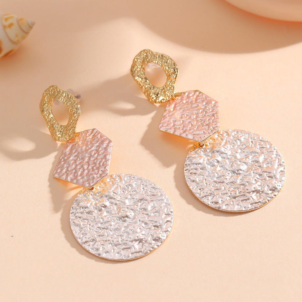 Women's Hanging Earrings with Modern Geometric Design Fashion Glam