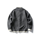 Unisex Boxy Cardigan with contrasting edges and ribbed finishes Fashion Glam