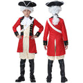 Men's Historical Soldier Costume with detailed Fashion Glam coat and accessories Fashion Glam