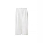 Women's pencil skirt with sculpting seam details and knee-length silhouette Fashion Glam