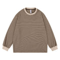 Unisex Wide Striped Long Sleeve in Oversized Cut with Ribbed Cuffs Fashion Glam