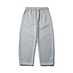 Men's loose-fitting sweatpants with elastic drawstring waistband and cropped leg Fashion Glam