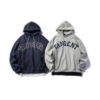 Unisex Oversize Hoodie with Collegiate Print and Kangaroo Pocket Fashion Glam