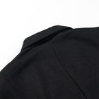 Women Cropped Military Inspired Jacket with Braid Application and Fringed Hem Fashion Glam