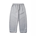 Men's loose-fitting sweatpants with elastic drawstring waistband and cropped leg Fashion Glam
