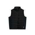 Men's lightweight padded functional vest with stand-up collar and stretch side inserts Fashion Glam