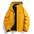 Men's two-in-one softshell hybrid jacket with removable fleece inner jacket and water-repellent membrane Fashion Glam