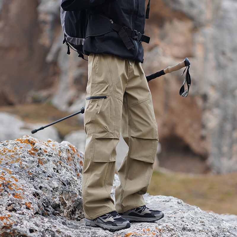 Men's Robust Water-Repellent Trekking Pants with Cargo Pockets Fashion Glam