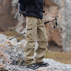Men's Robust Water-Repellent Trekking Pants with Cargo Pockets Fashion Glam