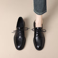 Women Classic Lace-up Shoes Made of Leather Fashion Glam
