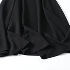Women's maxi skirt with A-line, high waistband and decorative button placket Fashion Glam