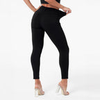 Ladies high-waisted skinny jeans with stretch and figure-flattering cut Fashion Glam