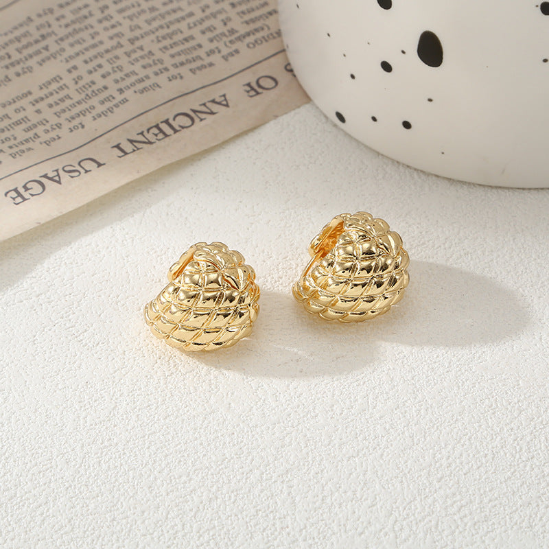 Women's Ear Clips with Elegant Pattern Fashion Glam
