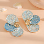Women's ear clips in elaborate floral pattern Fashion Glam