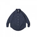 Unisex Oversize-checkered Shirt with rounded hem and appliquéd chest pockets Fashion Glam