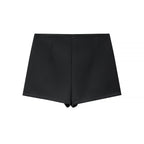 Women's short fitted blazer with stand-up collar and matching skort set Fashion Glam
