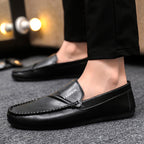 Men's loafers with hand-stitched upper material and lightweight comfort Fashion Glam