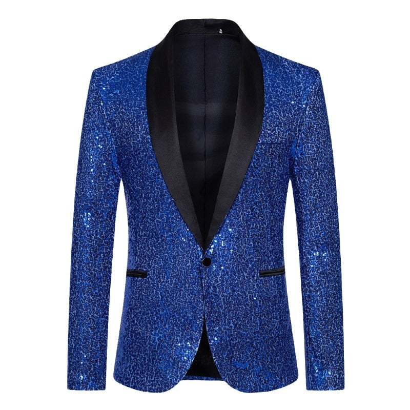 Men's glamorous sequin blazer with modern cut Fashion Glam