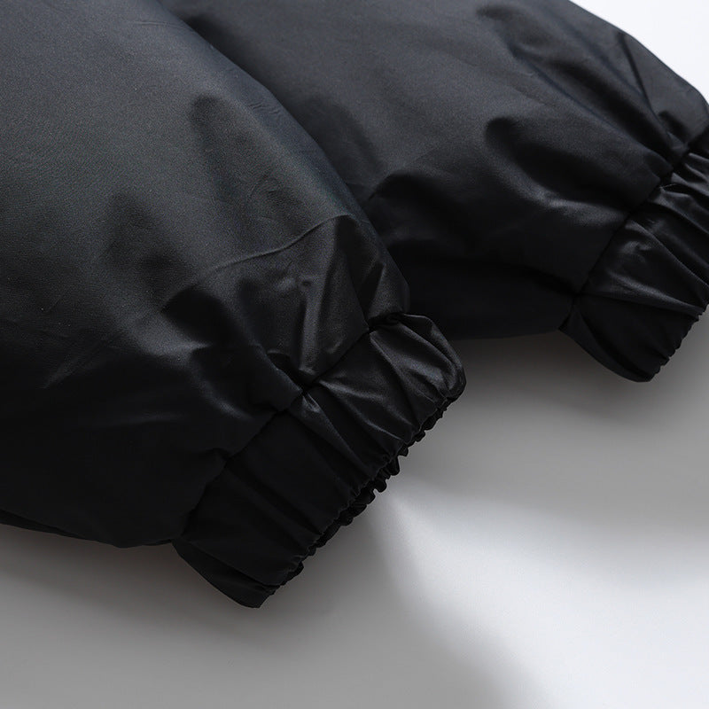 Unisex Padded Hoodie-Anorak with Half Zip, Kangaroo Pocket and Drawstring Fashion Glam