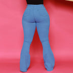 Women Denim Corset Top with Shaped Cups and Fine Spaghetti Straps Fashion Glam