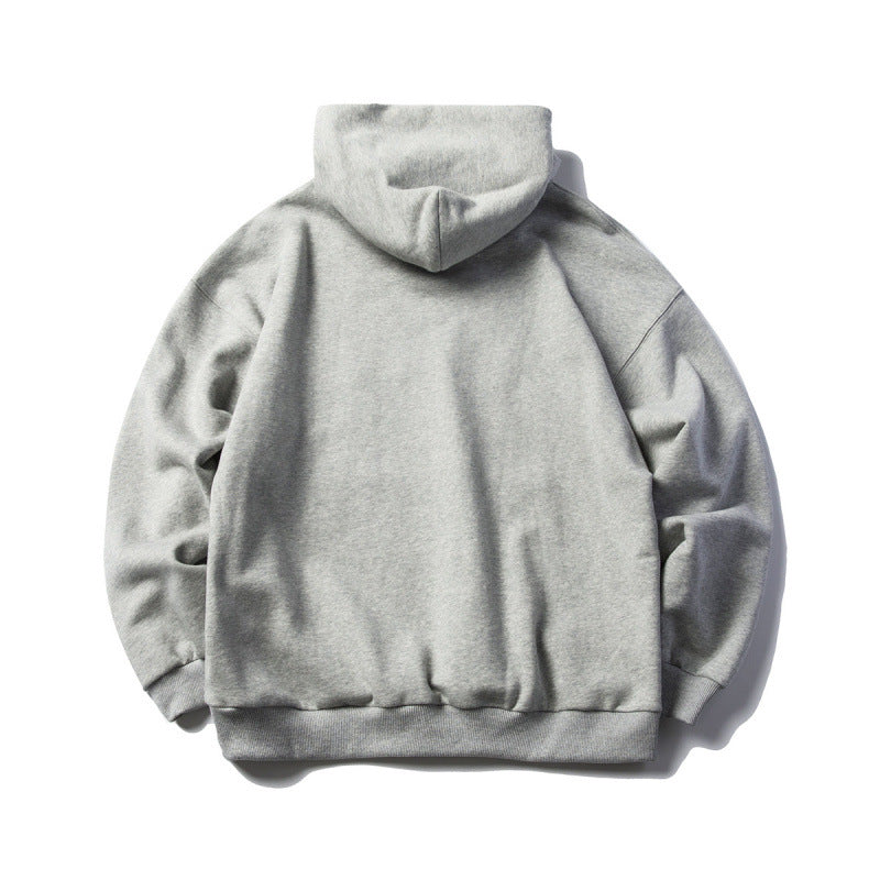 Unisex Oversize Hoodie with Collegiate Print and Kangaroo Pocket Fashion Glam