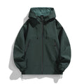 Men's Technical Wind and Water Repellent Hooded Jacket with Adjustable Hem Fashion Glam