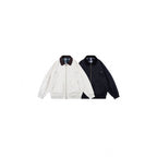 Unisex Oversized Blouson in Workwear style with cord collar and checked lined interior Fashion Glam
