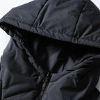 Unisex Padded Hoodie-Anorak with Half Zip, Kangaroo Pocket and Drawstring Fashion Glam