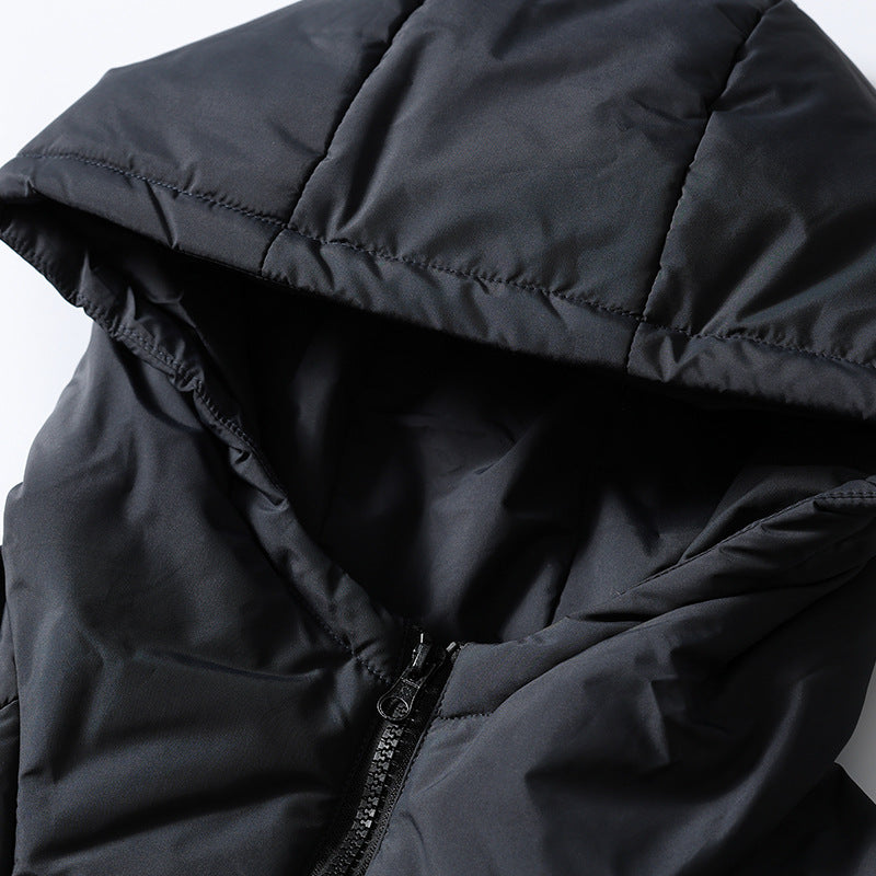 Unisex Padded Hoodie-Anorak with Half Zip, Kangaroo Pocket and Drawstring Fashion Glam