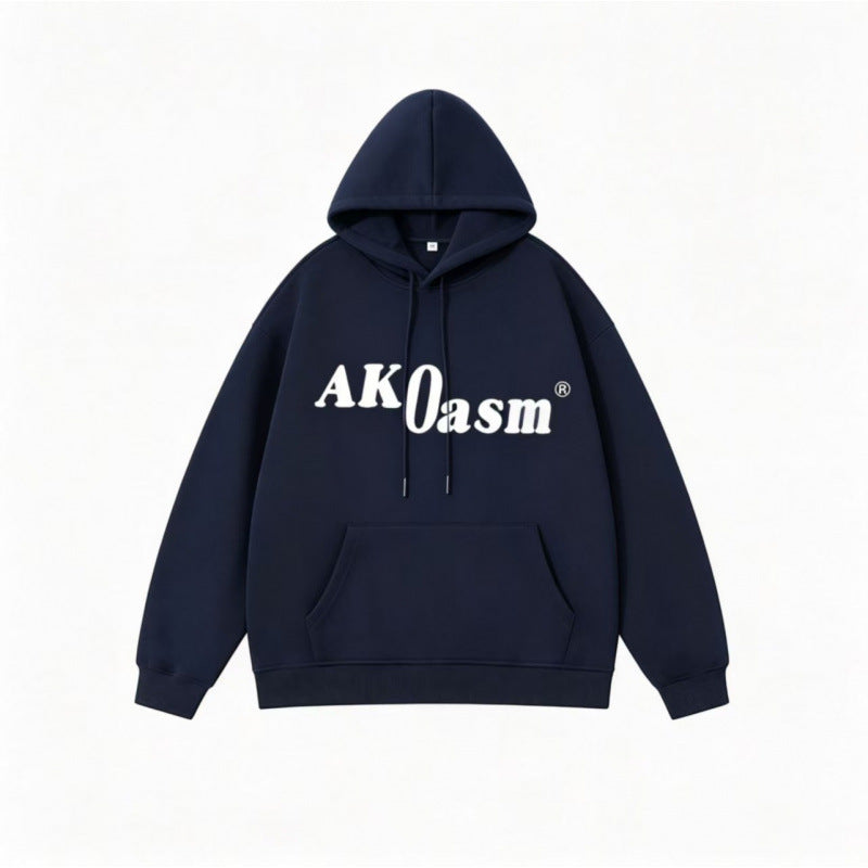 Unisex Oversize Hoodie with distinctive logo print, kangaroo pocket and ribbed cuffs Fashion Glam