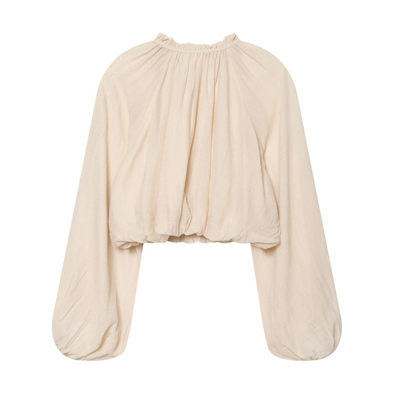 Women Maxi Skirt with High Waist, Side Decorative Cord and Wide Pleated Fall Fashion Glam
