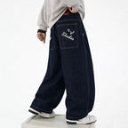 Boys casual wide-cut denim pants Fashion Glam