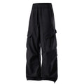 Men's Baggy Cargo Pants with Elastic Waistband, Multifunctional Pockets, and Adjustable Hem Fashion Glam