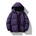 Unisex Padded Hooded Quilted Jacket with Thermal Insulation and Adjustable Hem Fashion Glam