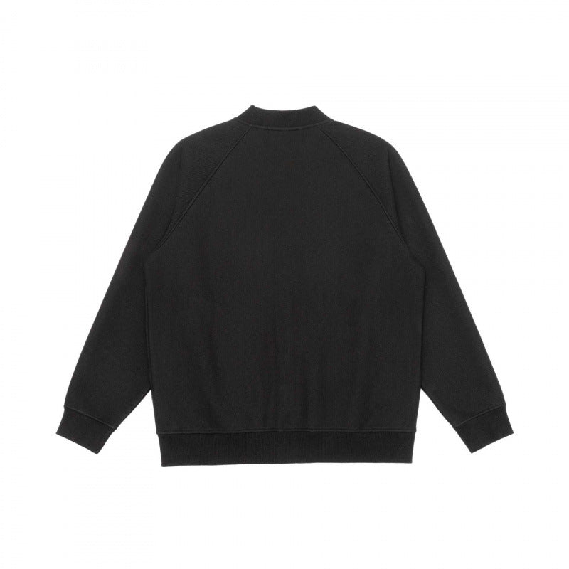 Unisex leisure bomber jacket in boxy cut with contrast zipper Fashion Glam