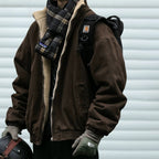 Unisex Padded Bomber Jacket with Teddy Lining Fashion Glam