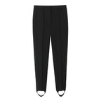 Ladies tailored suit trousers with crease and ankle strap Fashion Glam