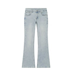 Women's High-Waisted Flared Jeans with Kickflare and Five-Pocket Cut Fashion Glam