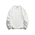 Unisex Oversize Rib Long Sleeve Shirt with Chest Pocket, Raglan Sleeves and Ribbed Cuffs Fashion Glam