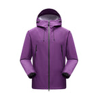 Men's Minimalistic technical three-layer softshell jacket with sealed seams and waterproof front zipper Fashion Glam
