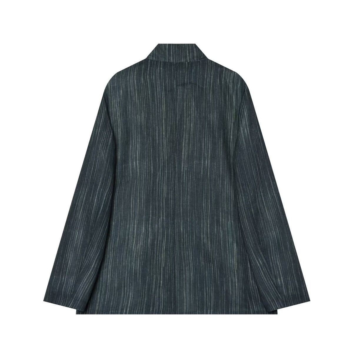Women's Wide Leg Marlene Trousers with Pleat and Fine Pinstripe Fashion Glam